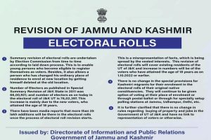‘Facts misrepresented’: J&K admin defence for non-local voters