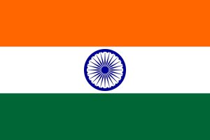 (The present Tricolour flag of India)