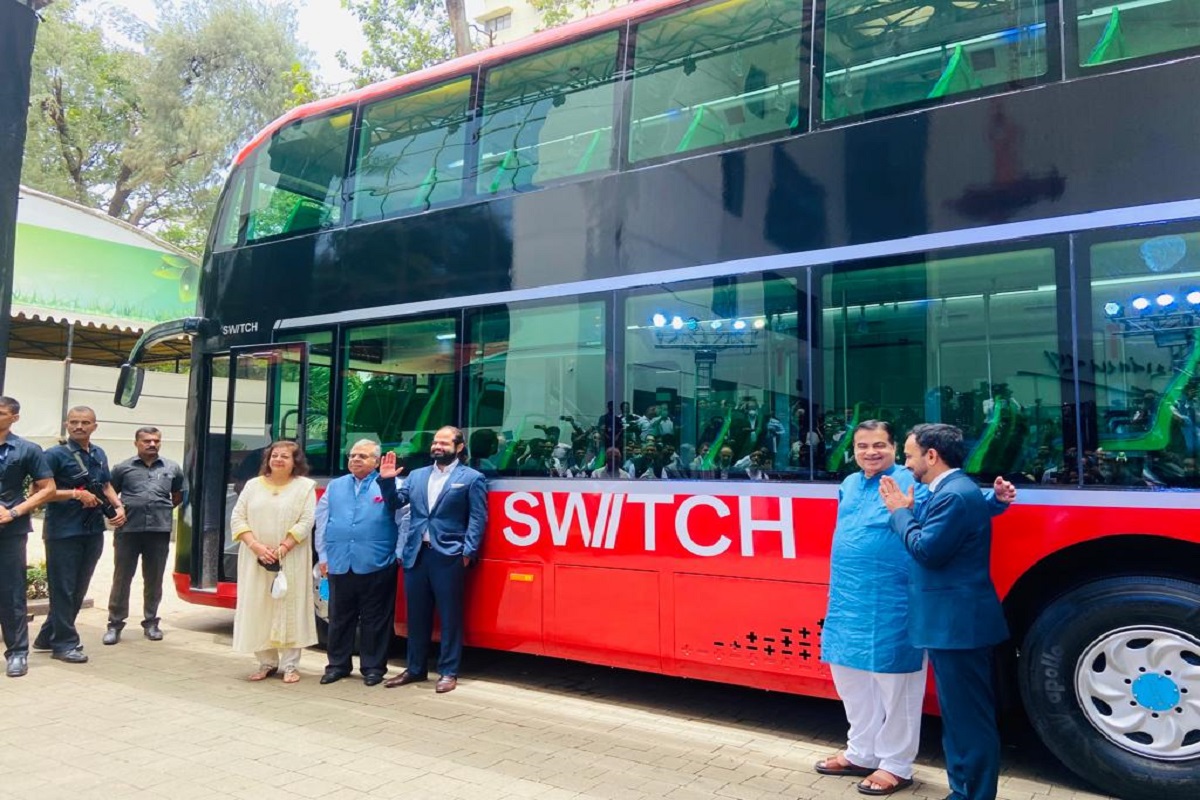 Gadkari unveils India’s first Double Decker AC electric bus