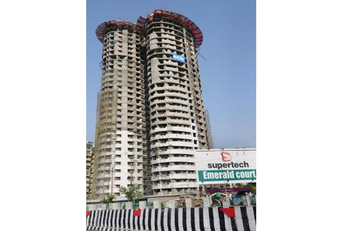 Supertech Twin Towers in Noida to be demolished today