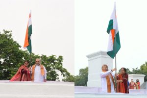 ‘Har Ghar Tiranga’ campaign kicks off today: Ministers hoist National Flag