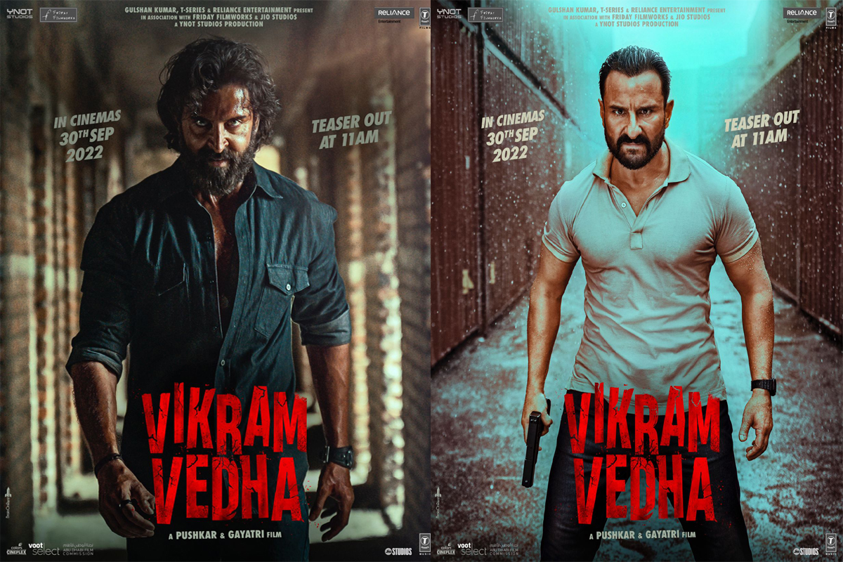 Fans experienced first ever exclusive preview screenings of Vikram Vedha trailer