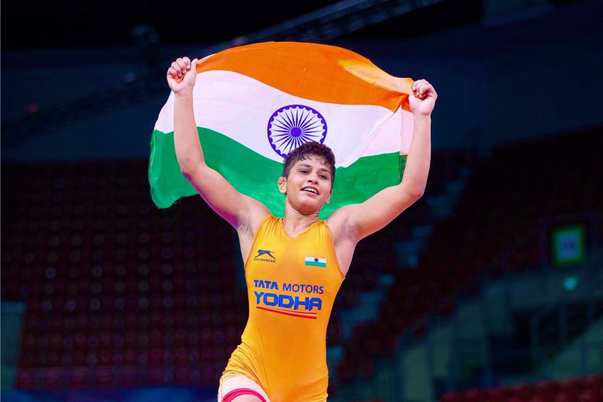 Antim Panghal, India's first-ever U-20 world wrestling champion