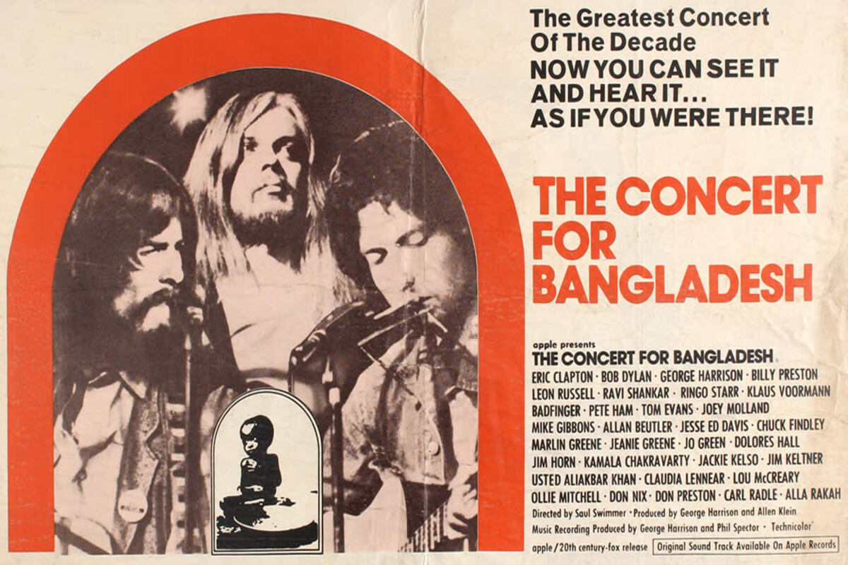 #ThisDayThatYear: George Harrison performed at Concert for Bangladesh