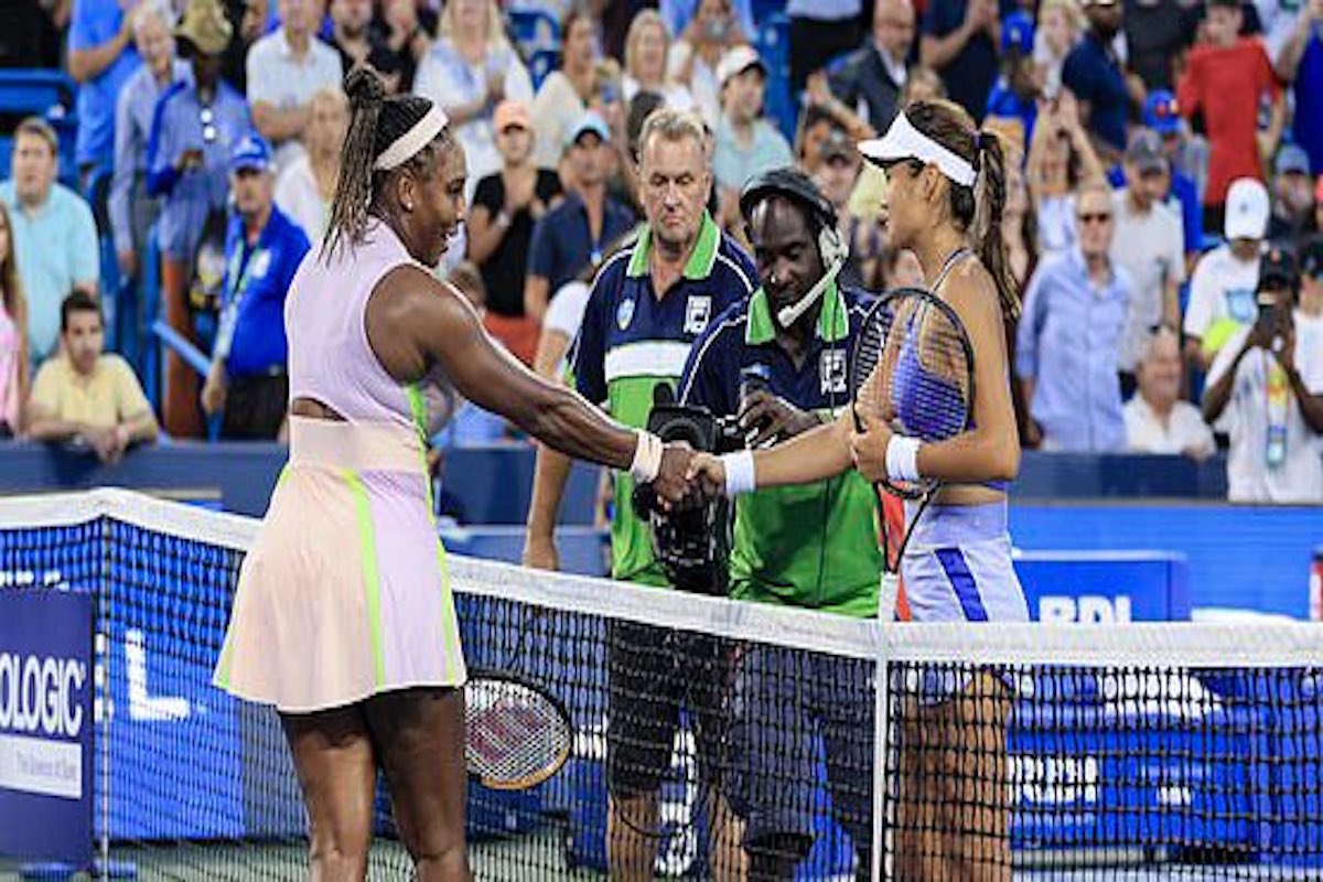 Emma Raducanu beats Serena Williams to enter R2 of Cincinnati Masters