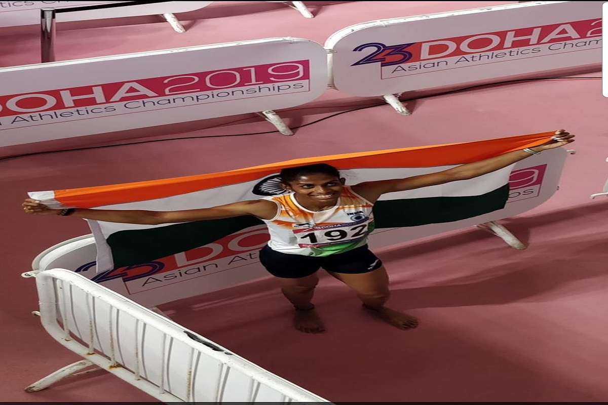 Indian Sprinter M.R. Poovamma gets 2 year ban by NADA