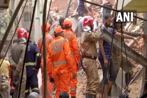 Five injured as an under-construction building collapses in North Delhi