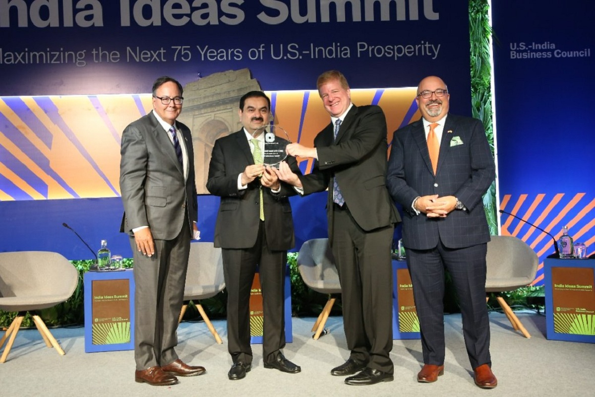 Gautam Adani honoured with USIBC 2022 Global Leadership Award