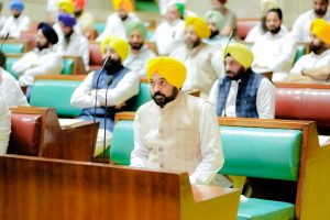 Cong acting on directions of BJP in Punjab : Mann