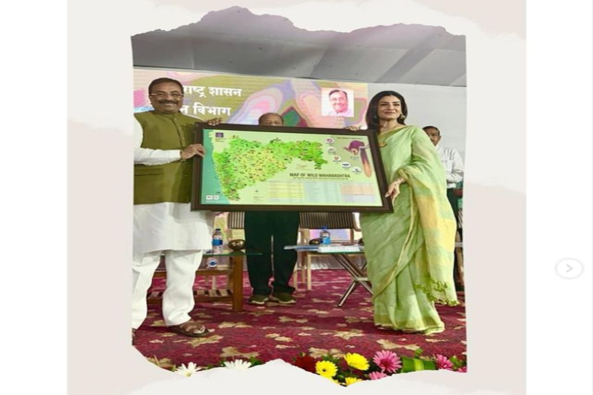Raveena Tandon, Wildlife, Goodwill Ambassador, Maharashtra, Wildlife Goodwill Ambassador Maharashtra, Goodwill Ambassador Maharashtra, Ambassador Maharashtra