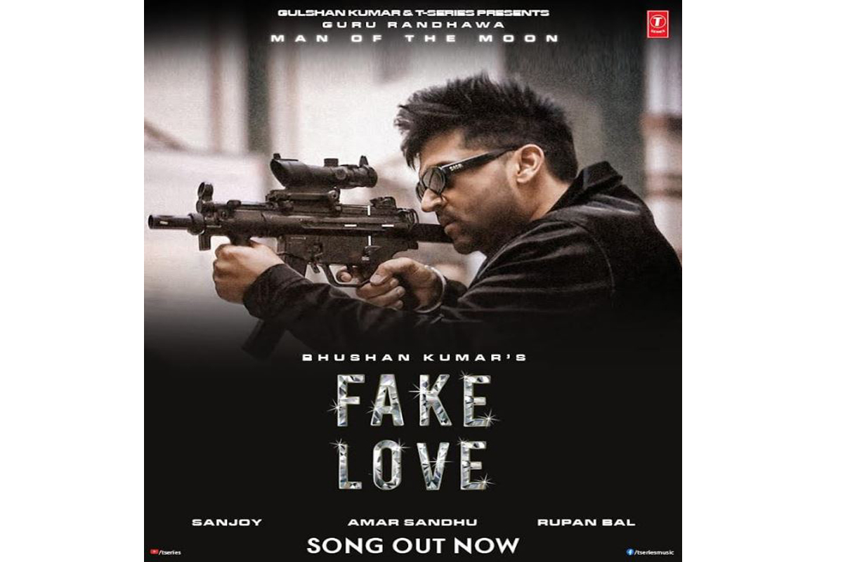 Fake Love' from Guru Randhawa's 'Man of the Moon' is out
