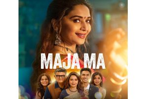 Madhuri sets the stage on fire with killer moves on ‘Maja Ma’ trailer launch