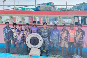 Nine Indian fishermen recused from Sri Lankan Navy