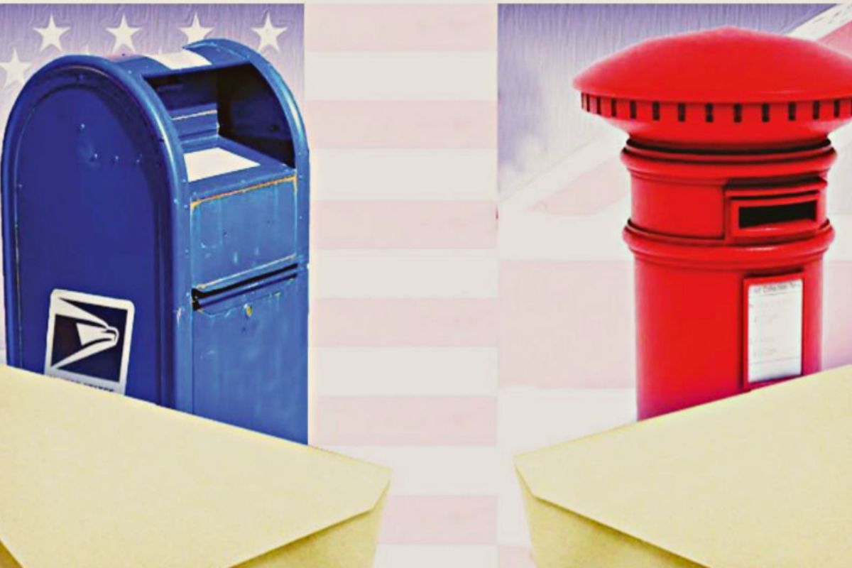 American politics, Donald Trump, Joe Biden ,British, Postal Services