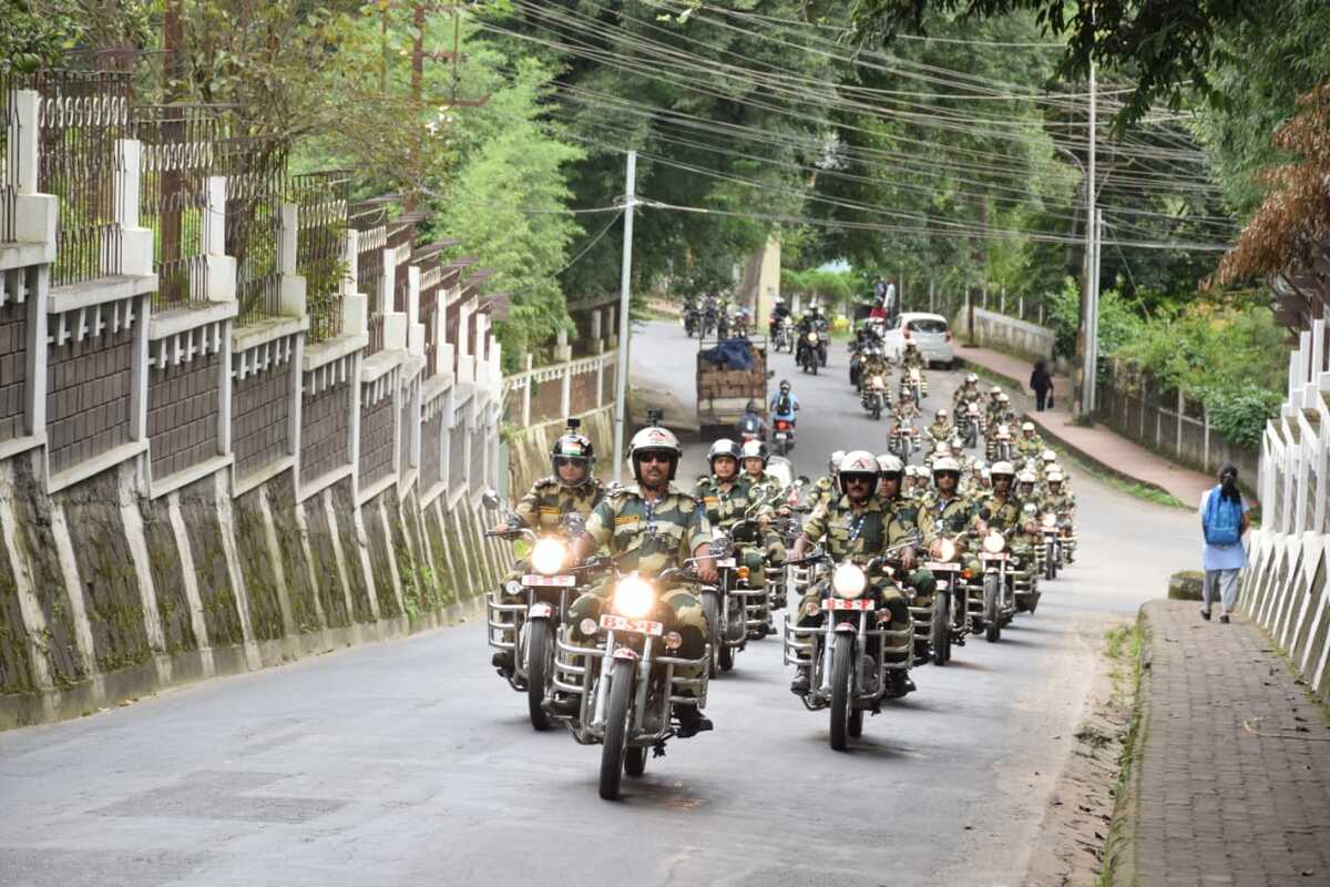 BSF’s Shillong-Delhi motorcycle rally flagged off