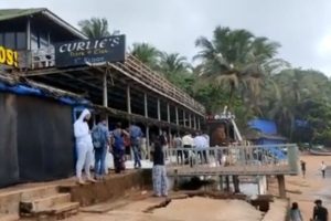 Large portion of Curlies night club in Goa bulldozed