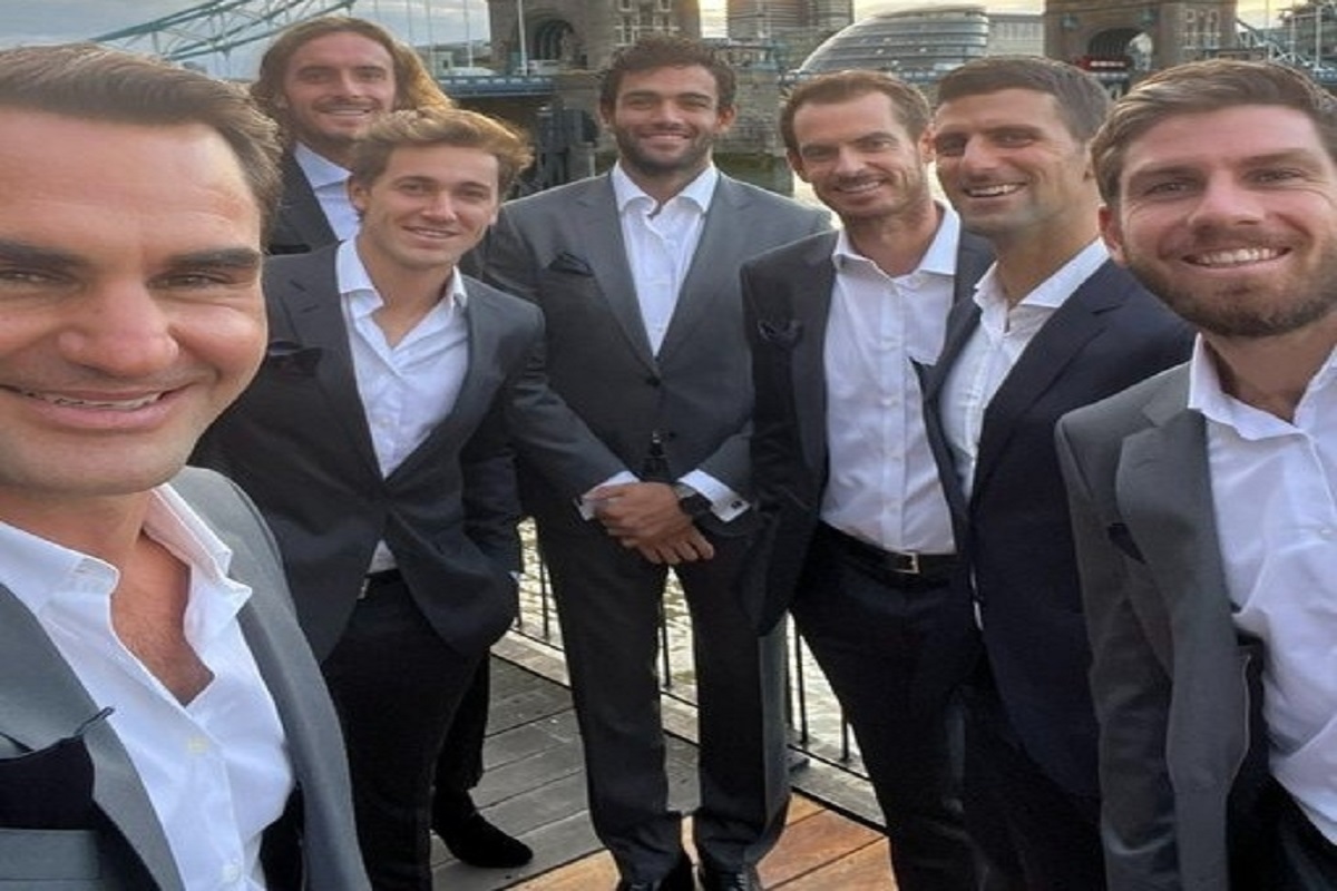 Federer, Djokovic & Co. hit London for Laver Cup photo shoot