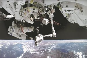 Duo undertake 7-hour spacewalk