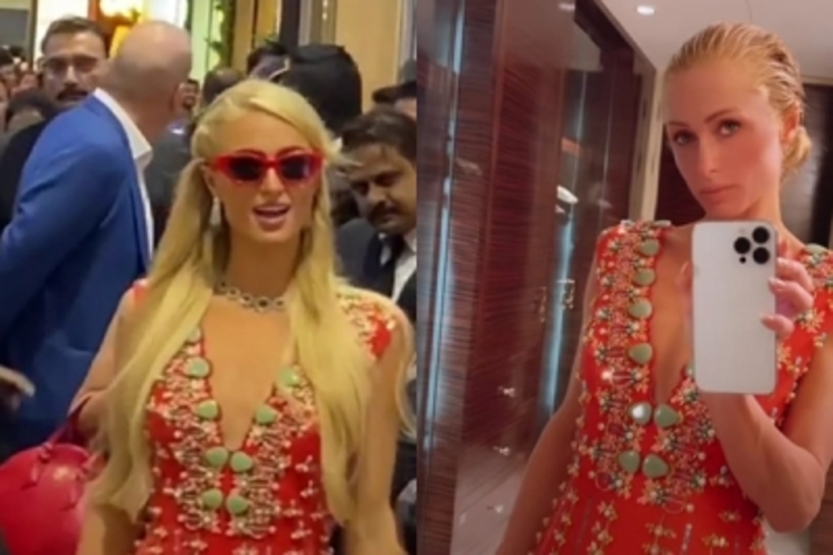 Paris Hilton goes desi for her perfume launch event in Mumbai