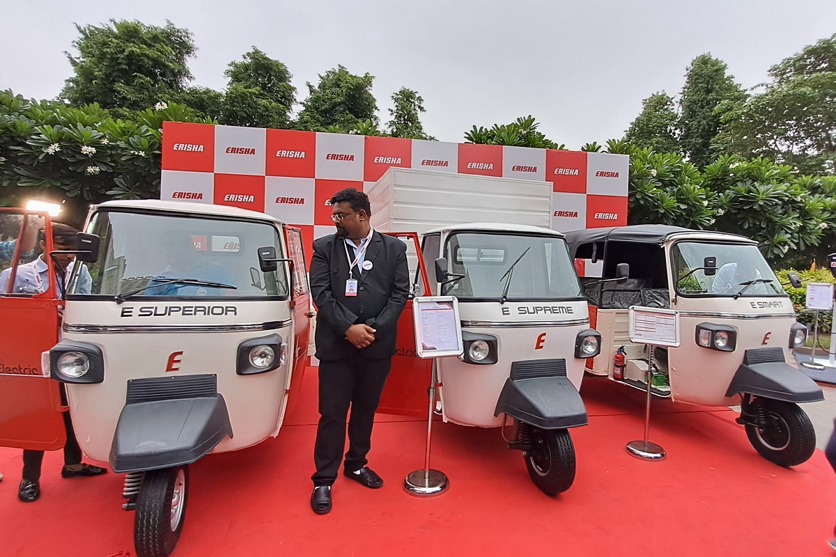 Erisha E Mobility launches multiple 3 wheelers in EV segment