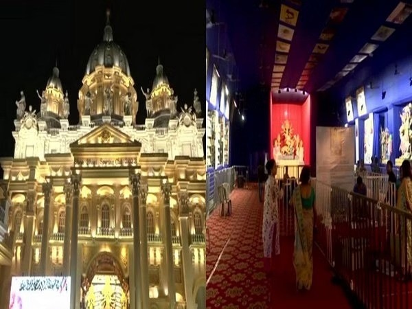 Vatican City theme, unique pandals, pandals of durga puja, Durga Puja