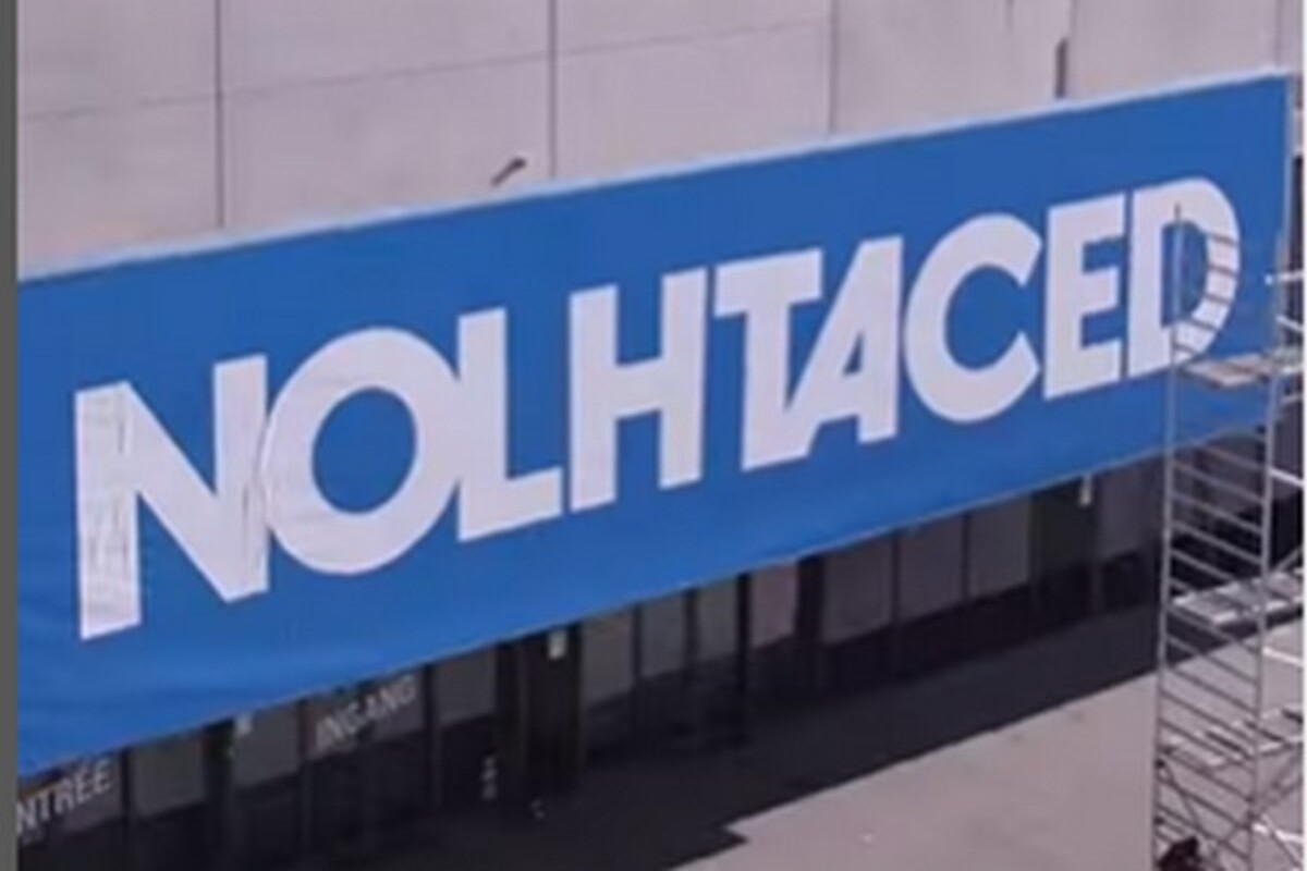 Decathlon reverses its name to ‘NOLHTACED’ in three Belgian cities