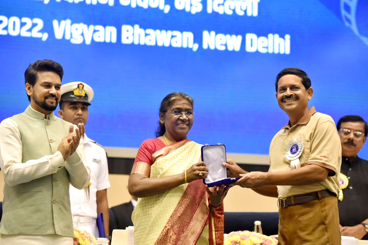Anuj Dayal receives National Film Award for The Best Promotional Film category