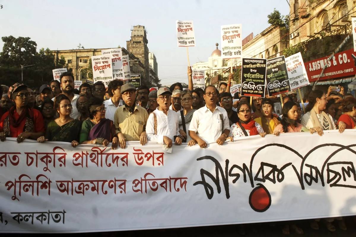 Civil society leads protest march in Kolkata, politicians follow