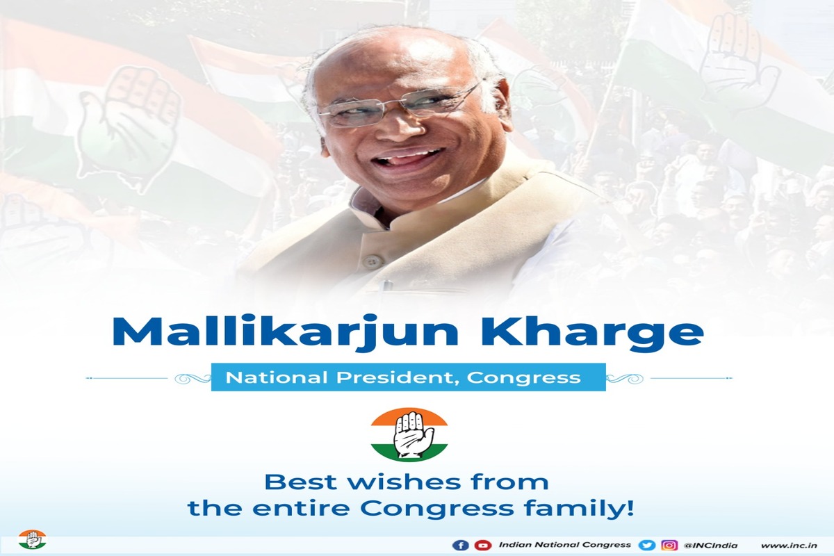 Mallikarjun Kharge elected Congress president; Tharoor concedes defeat