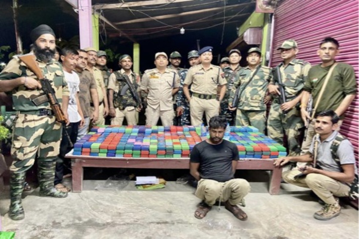 Contraband worth 47.4 cr seized by BSF in Assam