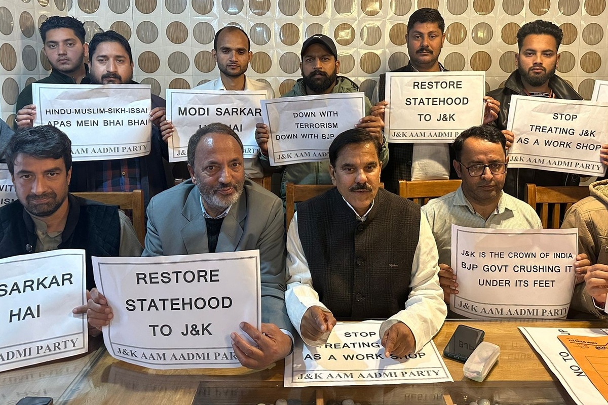 BJP using J&K as experiment ground: AAP