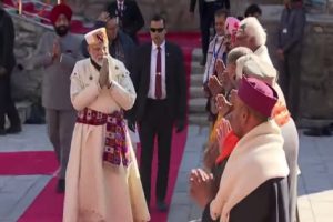 At Kedarnath PM Modi dons ‘Chola Dora’ to offer prayers, fulfils promise to Chamba women