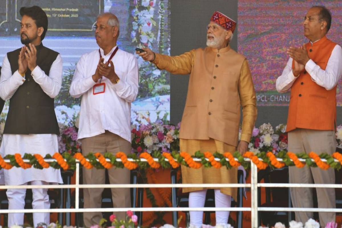PM lays foundation stone for 2 hydropower projects in Himachal’s Chamba