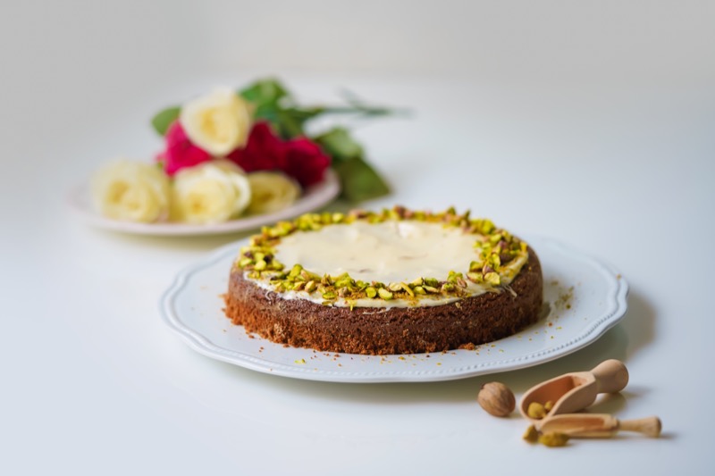 Pistachio and Rabdi Saffron Entremet – Taj Mahal