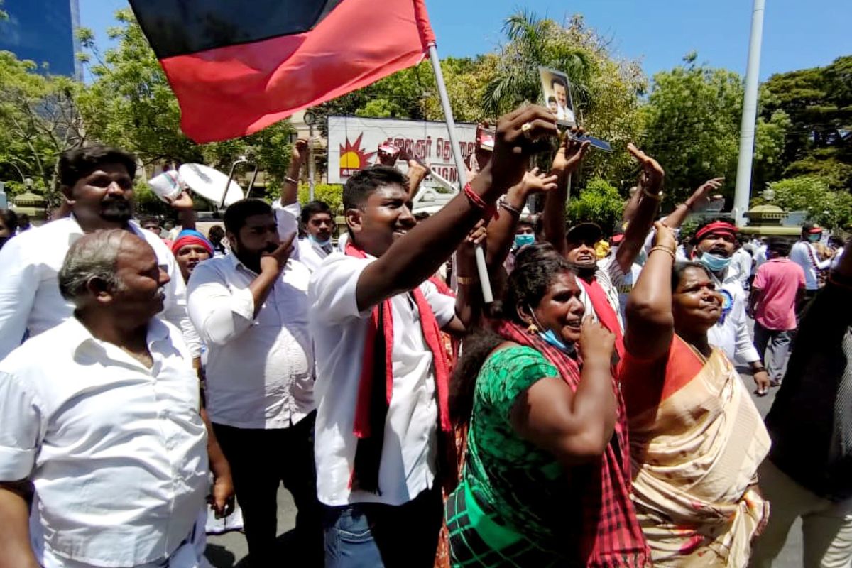 DMK announces agitation against Hindi imposition on October 15