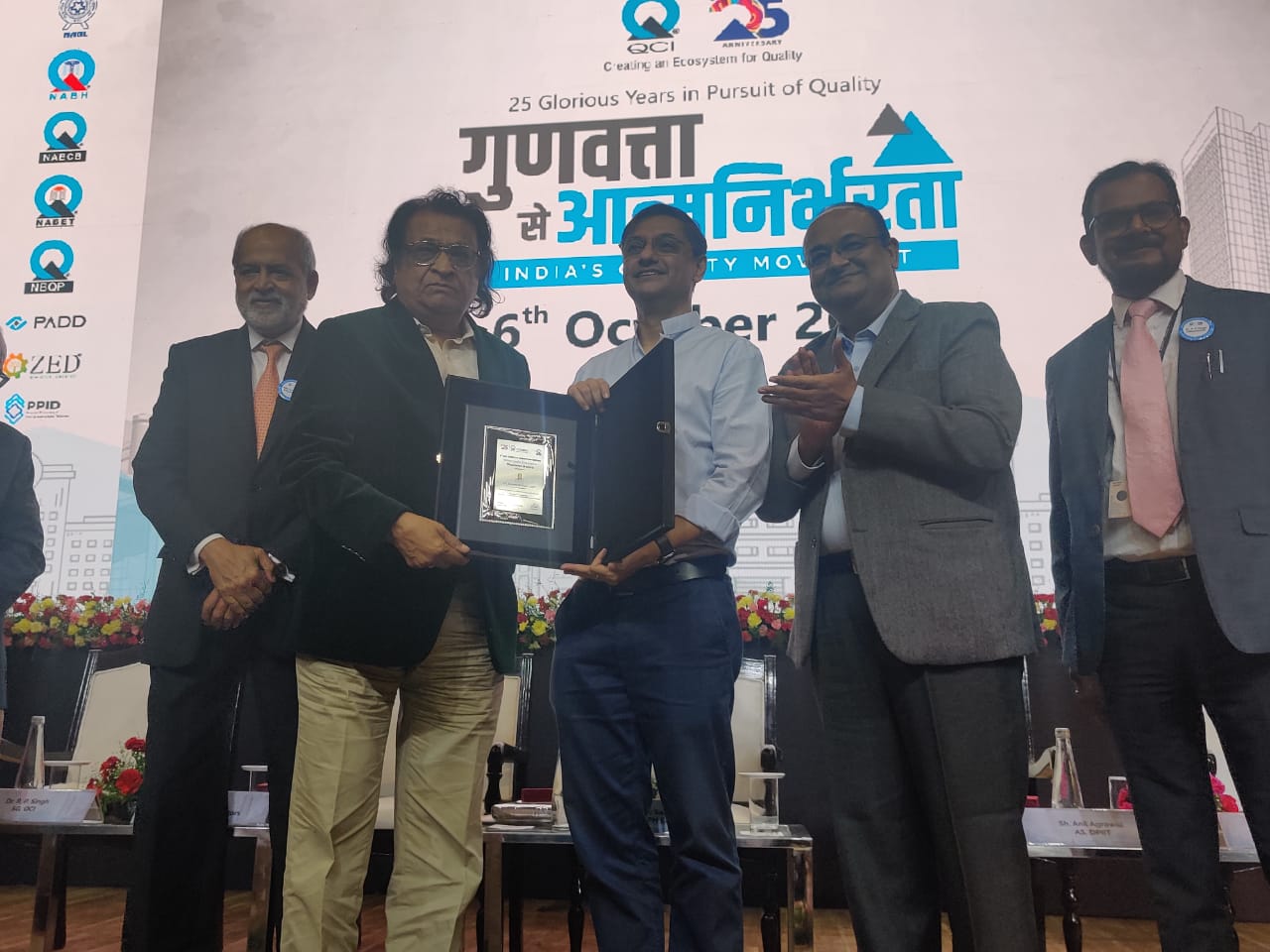 Quality Council of India honours Dr J.P Gupta with Diamond award