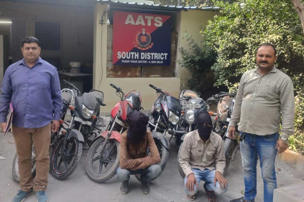 Two inter-state thieves nabbed, six stolen bikes recovered