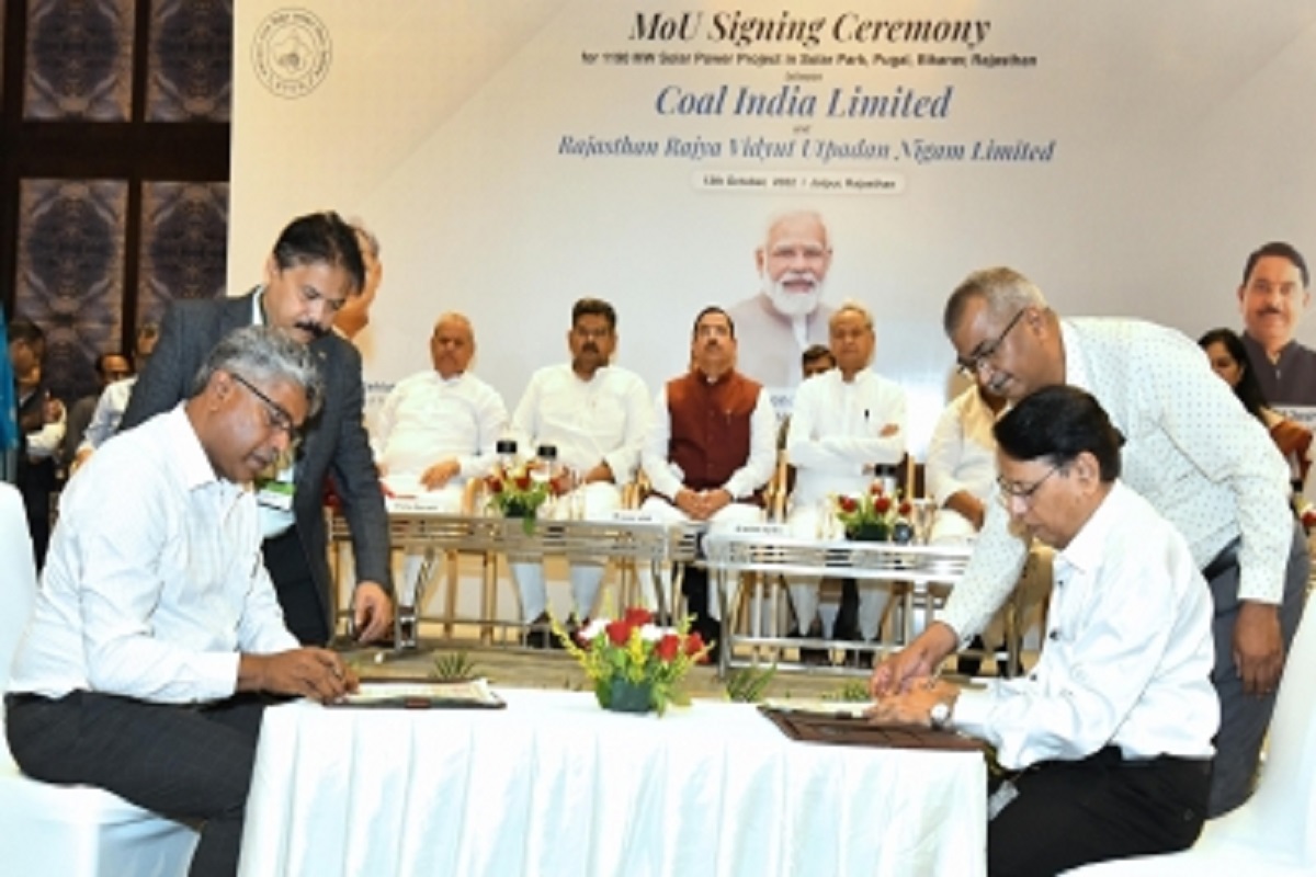 Coal India Limited, RVUNL sign MoU to end coal crisis