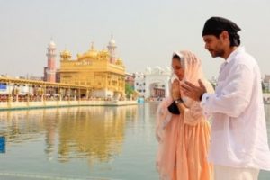 Angad, Neha Dhupia celebrate son’s first birthday at Golden Temple