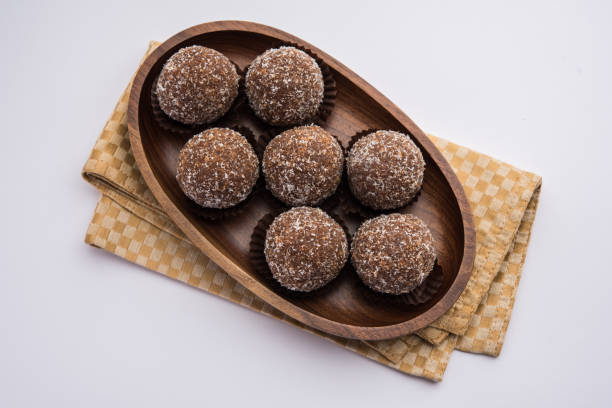 Coconut & Jaggery Burfi / Ladoo