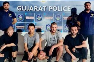 Four Italians nabbed for defacing in Ahmedabad metro coaches