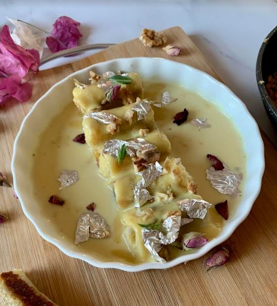 Akhrot Stuffed Shahi Tukda