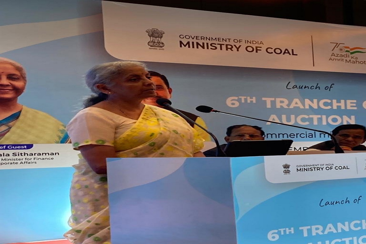Greater investment needed in coal production projects: Sitharaman