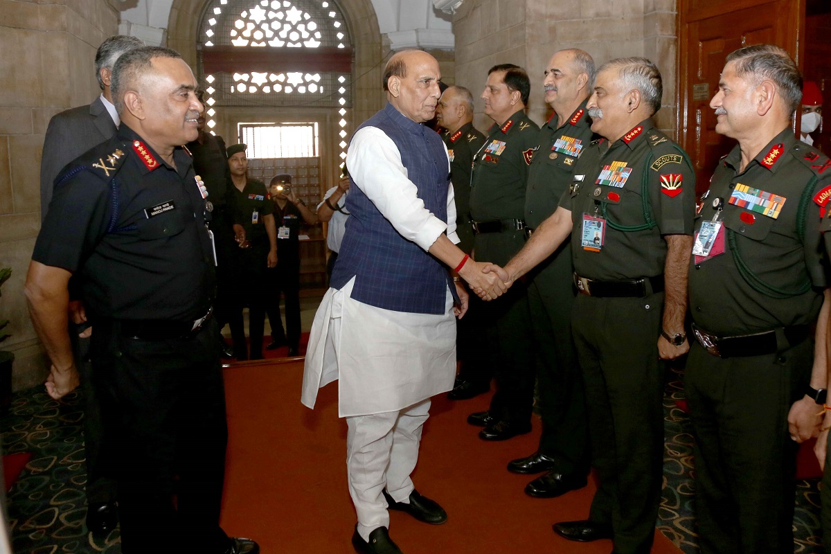 Rajnath asks Army to be prepared for any operational contingency