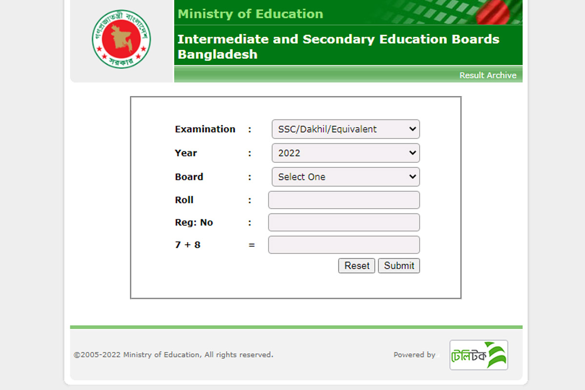 BD SSC/Dakhil/Equivalent Results 2022 declared on educationboardresults.gov.bd | Check online or via SMS