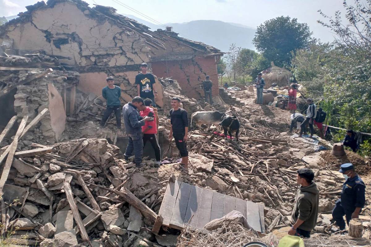 One killed in Nepal quake, several houses destroyed