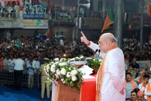 BJP taught lessons to rioters in 2002, established peace in Gujarat: Amit Shah