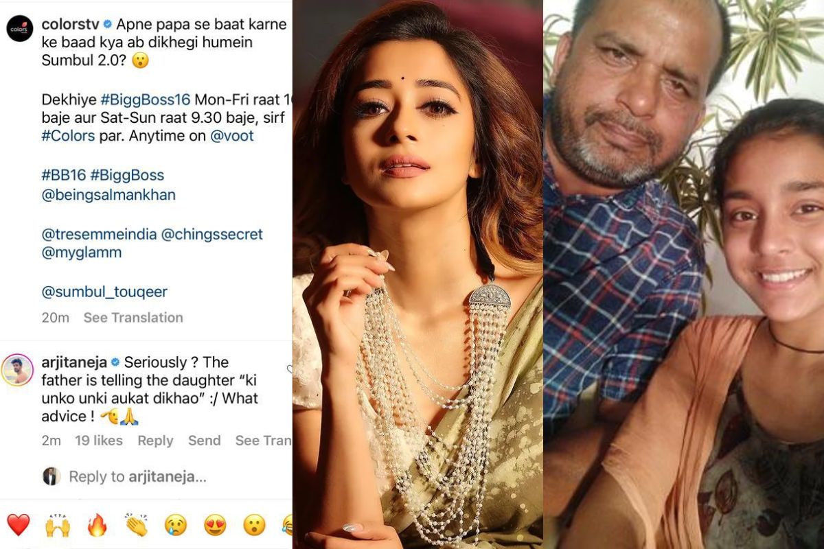Actor Arjit Taneja slams Sumbul’s father for his degrading advise