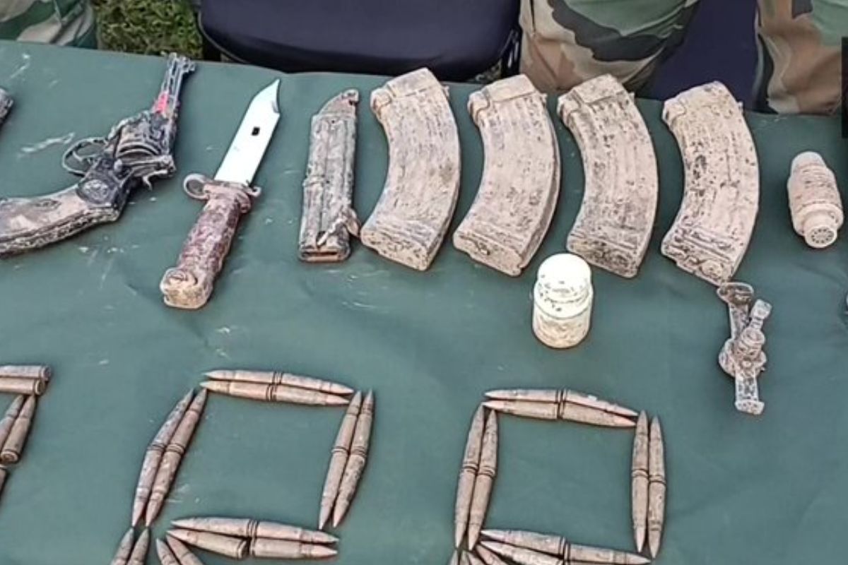 Terrorists’ hideout busted, firearms, Chinese grenades recovered