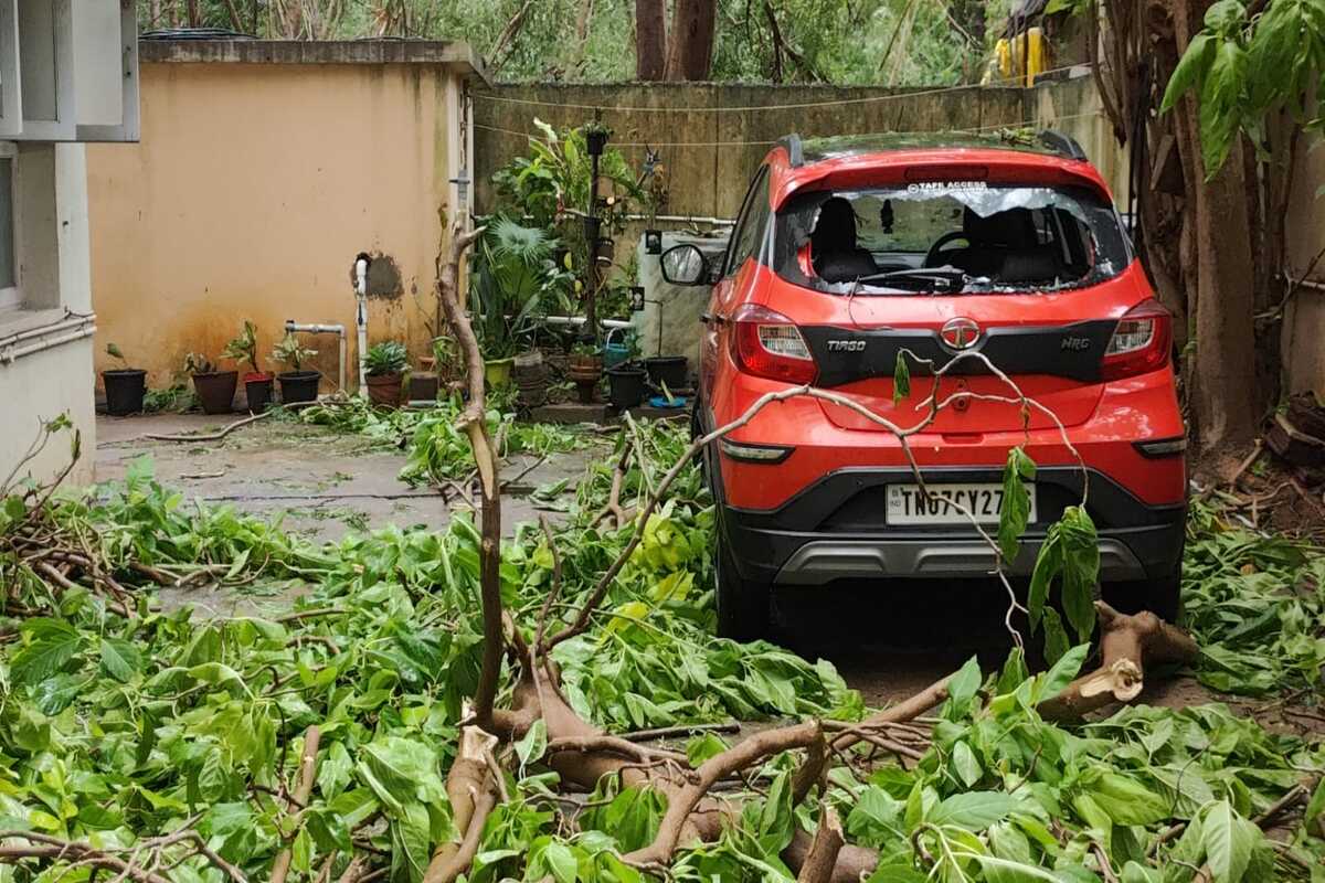 Cyclone Mandous crosses TN coast near Mamallapuram, 4 dead, trees, roads and power lines hit